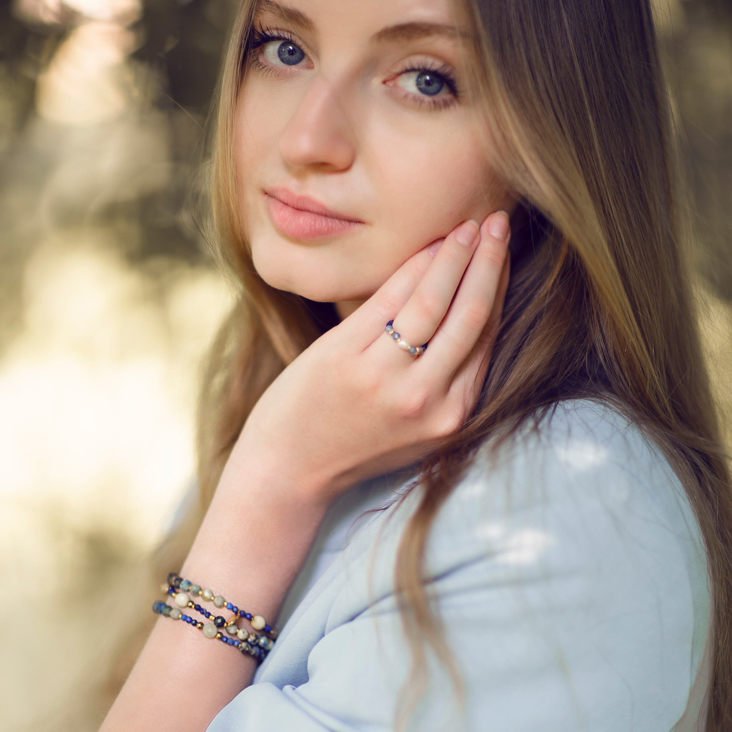 Różaniec na rękę "Powściągliwość"