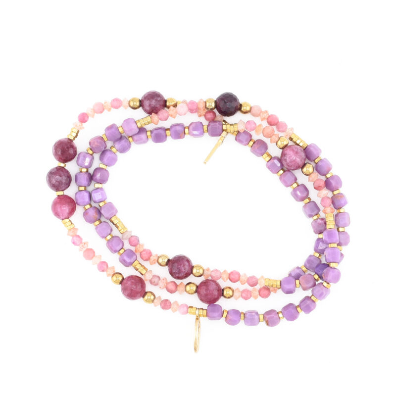 Różaniec na rękę "Serce do serca"