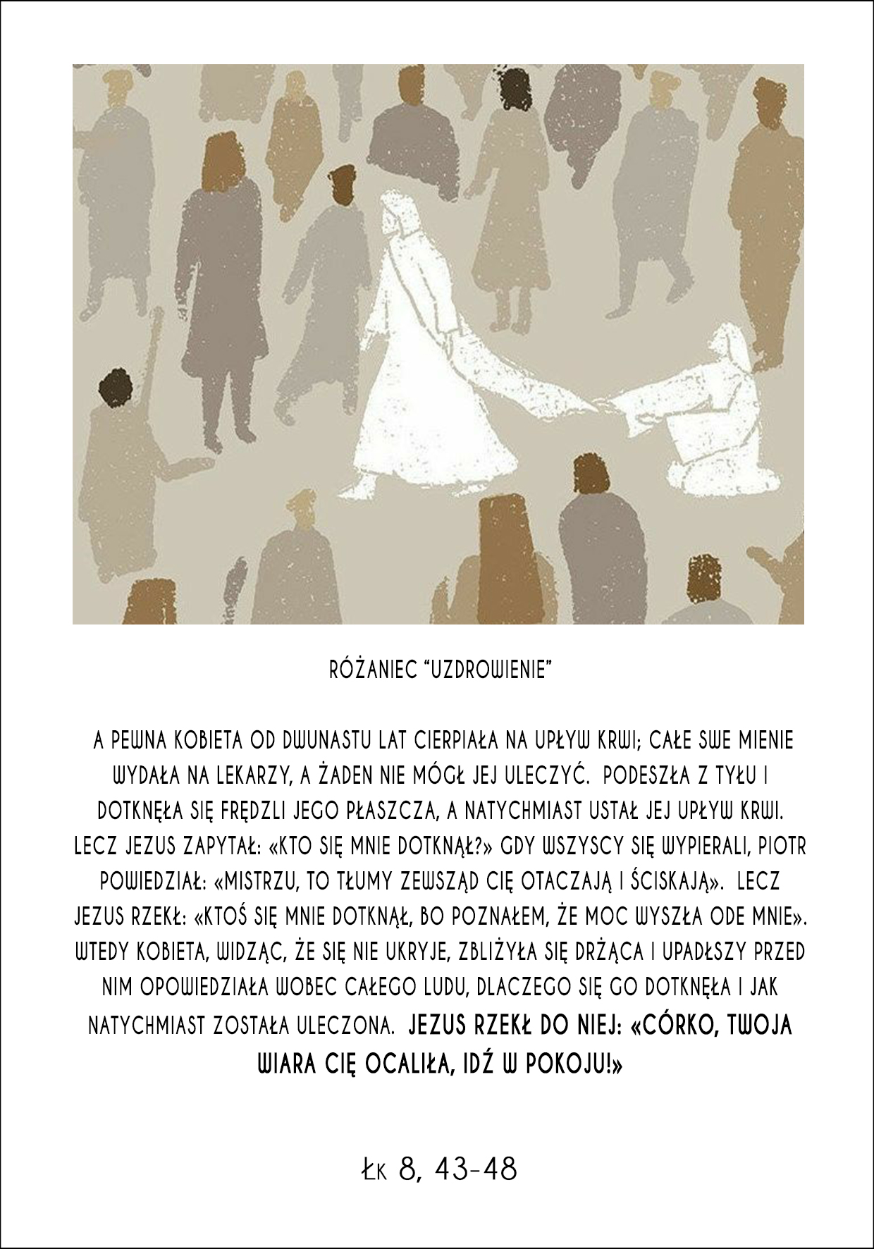 Różaniec na rękę "Uzdrowienie"