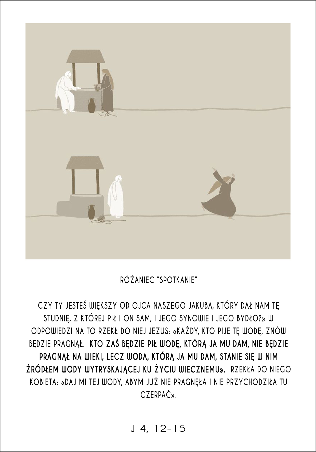 Różaniec na rękę "Spotkanie"